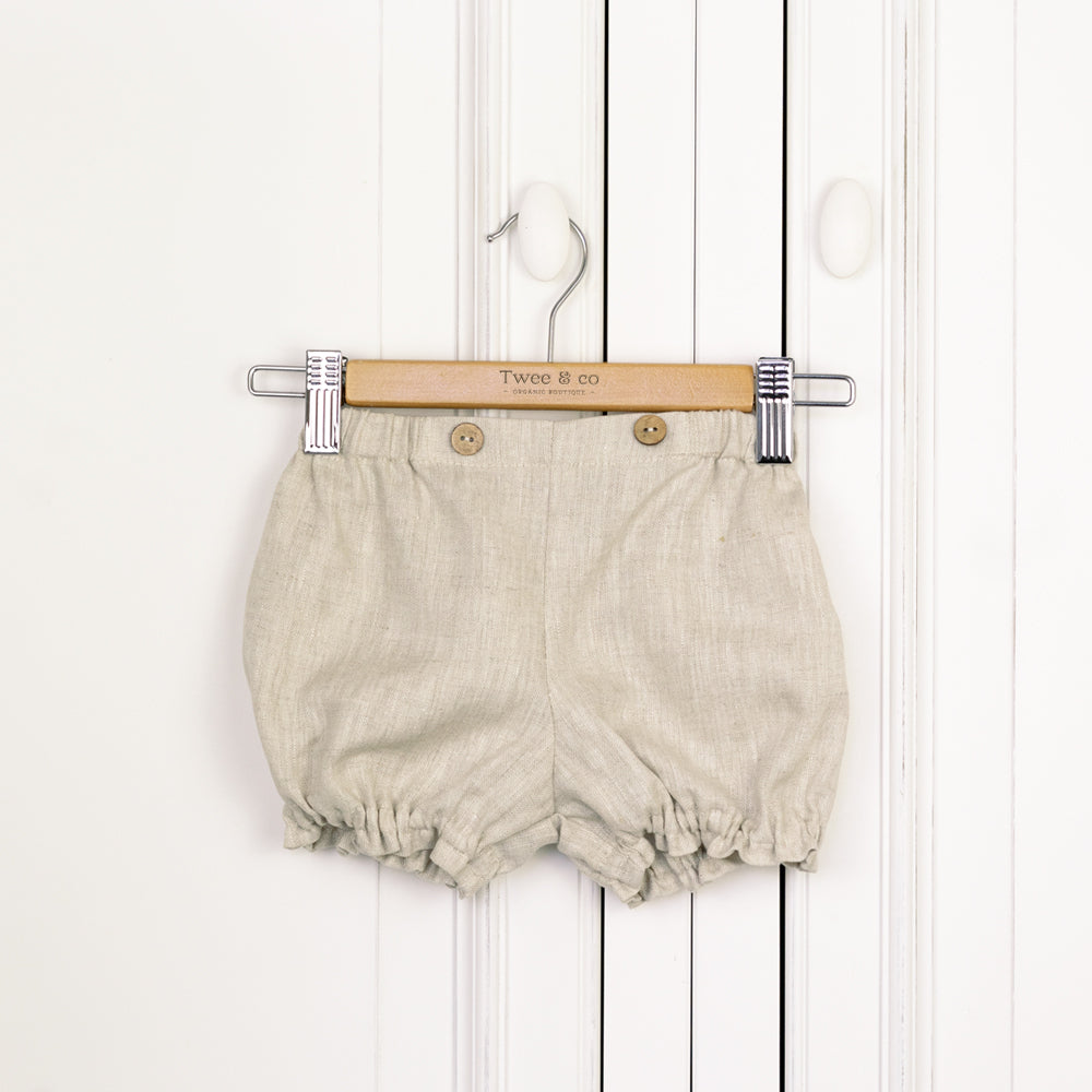 Natural organic linen bloomers for babies and children made in New Zealand by Twee & Co